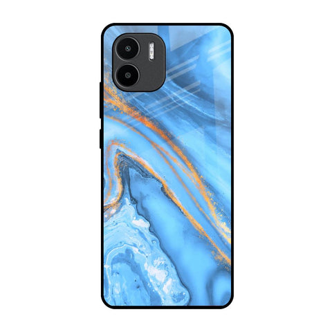 Vibrant Blue Marble Glossy Case for Redmi A1