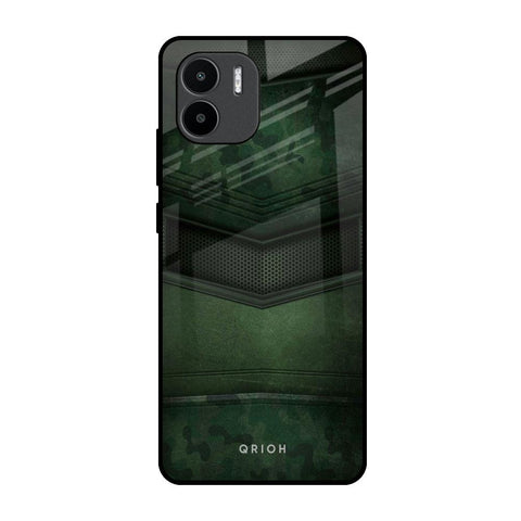 Green Leather Glossy Case for Redmi A1