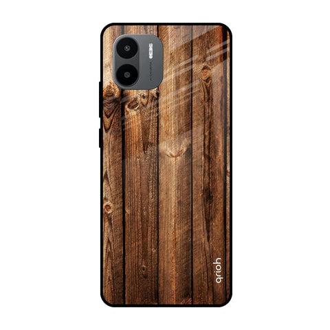 Timber Printed Glossy case for Redmi A1