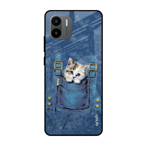 Kitty In Pocket Glossy Case For Redmi A1
