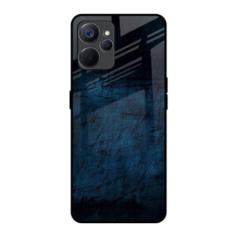 Dark Blue Grunge Glossy Case for Realme 9i 5G