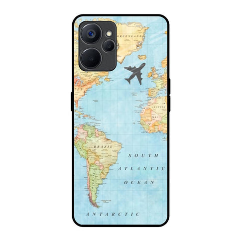 Travel Map Glossy Case for Realme 9i 5G