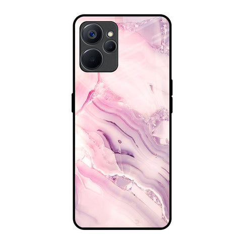 Diamond Pink Gradient Glossy Case For Realme 9i 5G