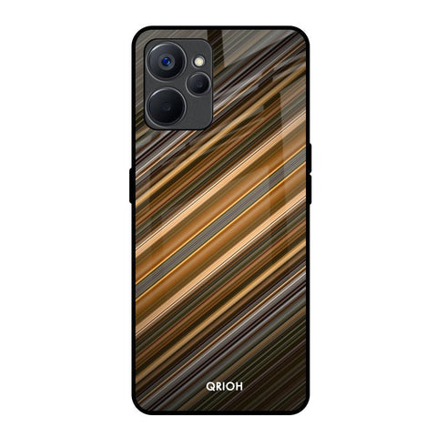 Diagonal Slash Pattern Glossy Case for Realme 9i 5G