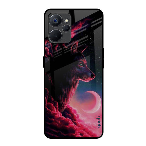 Moon Wolf Glossy Case for Realme 9i 5G