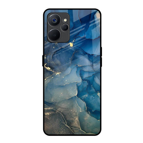 Blue Cool Marble Glossy Case for Realme 9i 5G