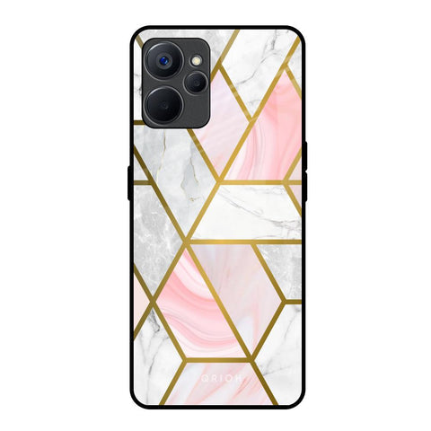 Geometrical Marble Glossy Case for Realme 9i 5G