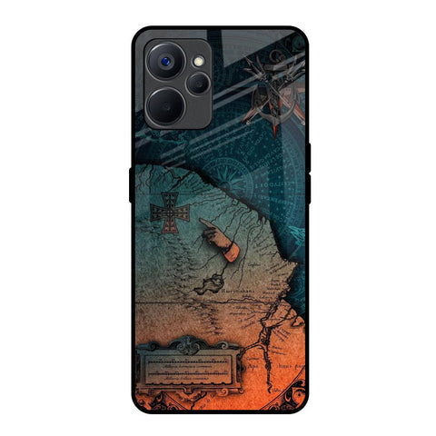 Geographical Map Glossy Case for Realme 9i 5G