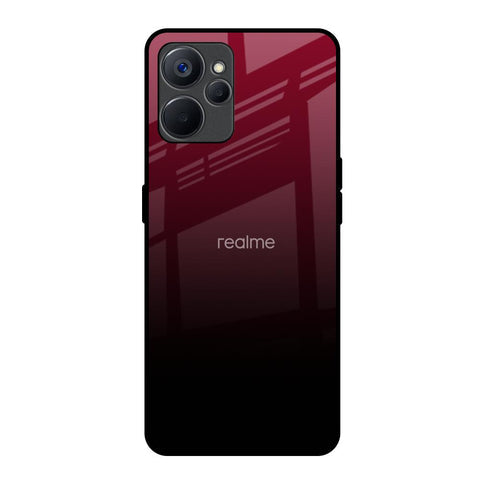 Wine Red Glossy Case For Realme 9i 5G