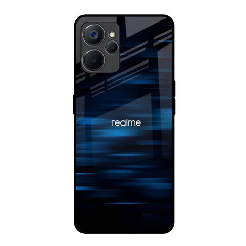 Blue Rough Abstract Glossy Case for Realme 9i 5G