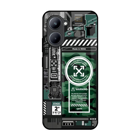 Green Camo Circuit Glossy Case for Realme C33