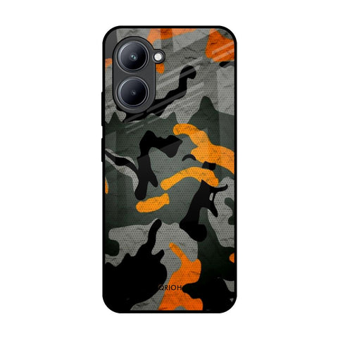 Camouflage Orange Glossy Case For Realme C33