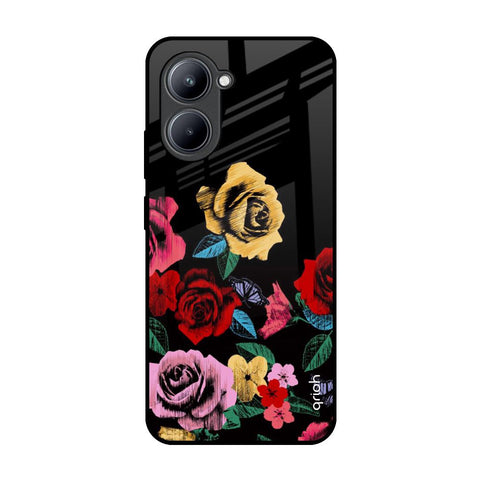 Floral Decorative Glossy Case For Realme C33