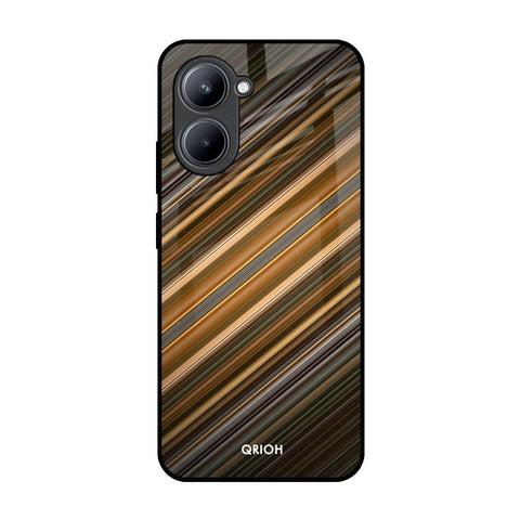Diagonal Slash Pattern Glossy Case for Realme C33