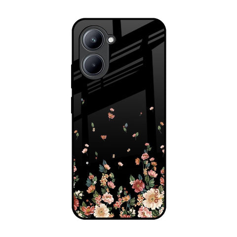 Floating Floral Print Glossy Case for Realme C33