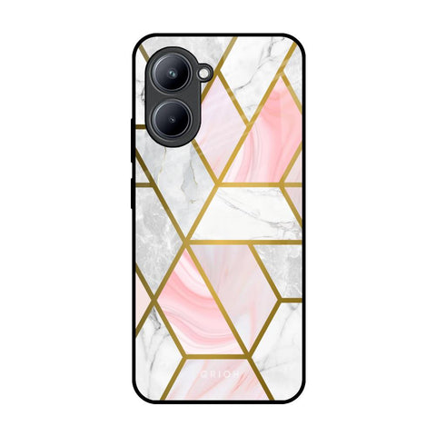 Geometrical Marble Glossy Case for Realme C33