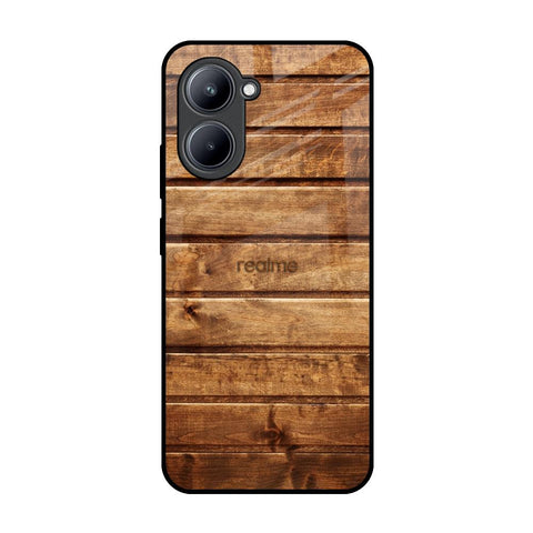 Wooden Planks Glossy Case for Realme C33