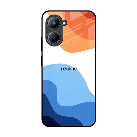 Wavy Color Pattern Glossy Case for Realme C33