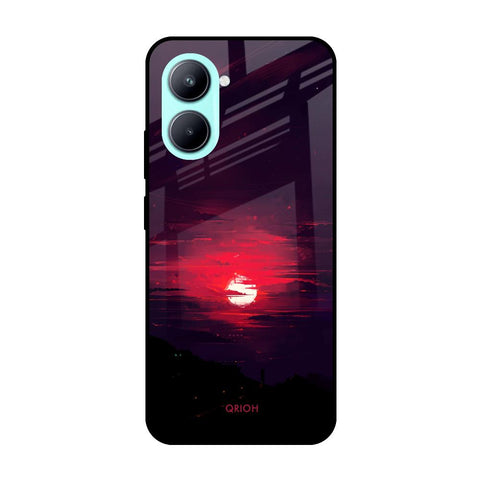 Morning Red Sky Glossy Case For Realme C33