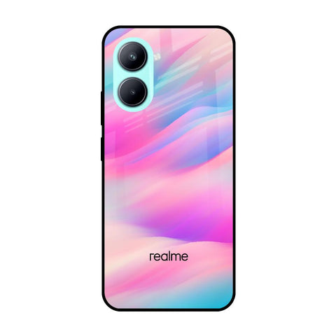 Colorful Waves Glossy case for Realme C33