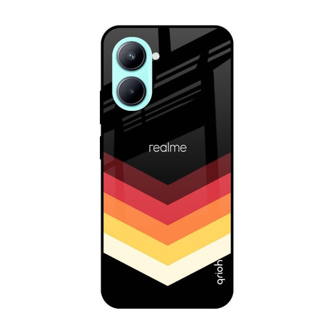Abstract Arrow Pattern Glossy Case For Realme C33