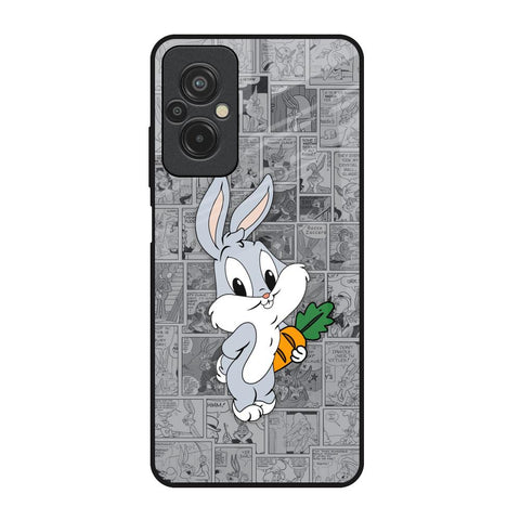 Cute Baby Bunny Glossy Case for Redmi 11 Prime