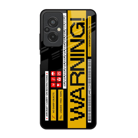 Aircraft Warning Glossy Case for Redmi 11 Prime