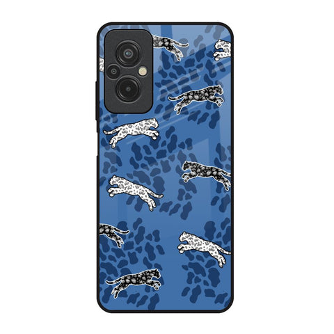Blue Cheetah Glossy Case for Redmi 11 Prime