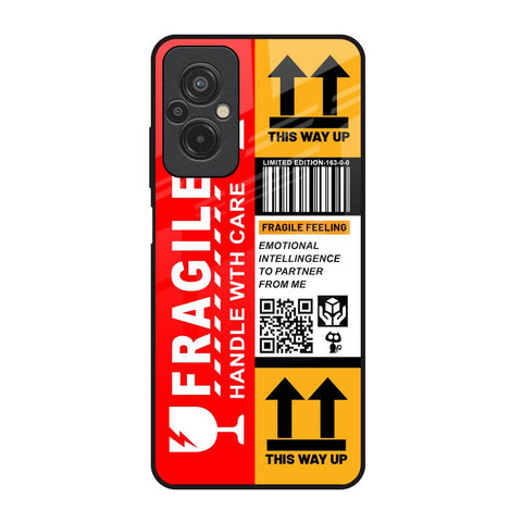 Handle With Care Glossy Case for Redmi 11 Prime