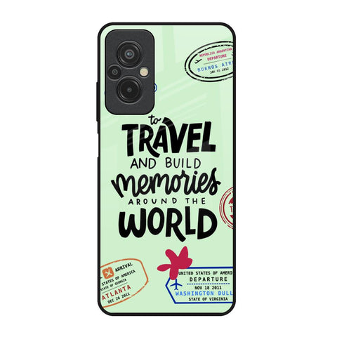 Travel Stamps Glossy Case for Redmi 11 Prime