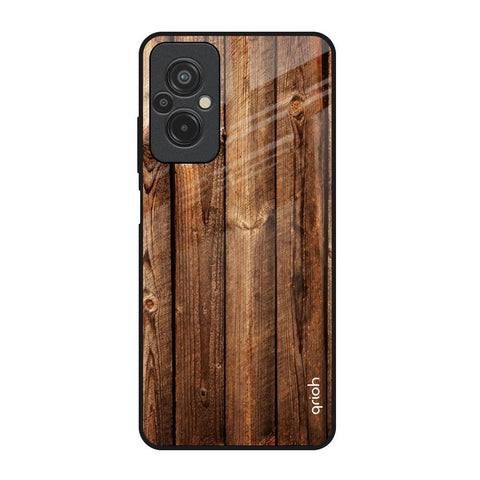 Timber Printed Glossy Case for Redmi 11 Prime