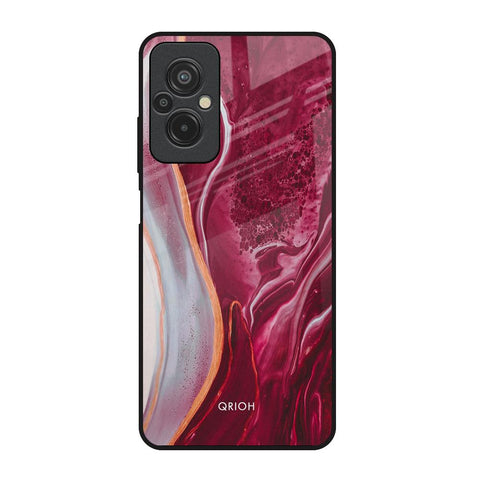 Crimson Ruby Glossy Case for Redmi 11 Prime