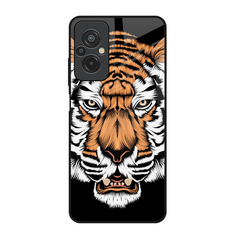 Angry Tiger Glossy Case For Redmi 11 Prime