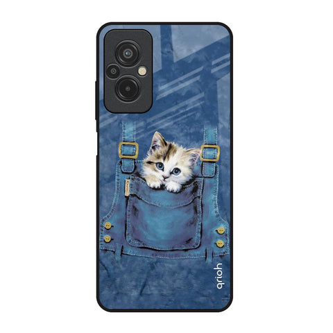 Kitty In Pocket Glossy Case For Redmi 11 Prime