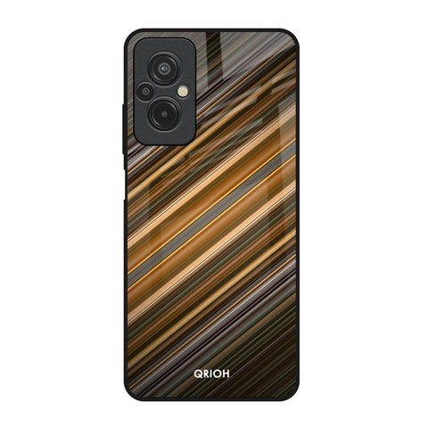 Diagonal Slash Pattern Glossy Case for Redmi 11 Prime