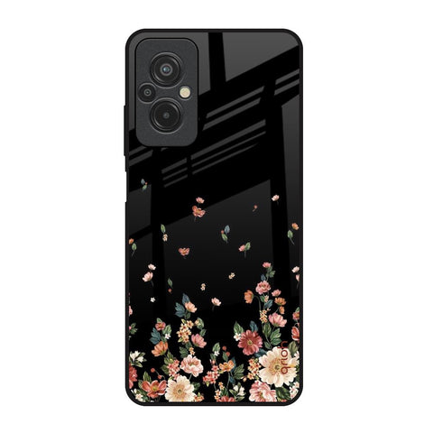 Floating Floral Print Glossy Case for Redmi 11 Prime