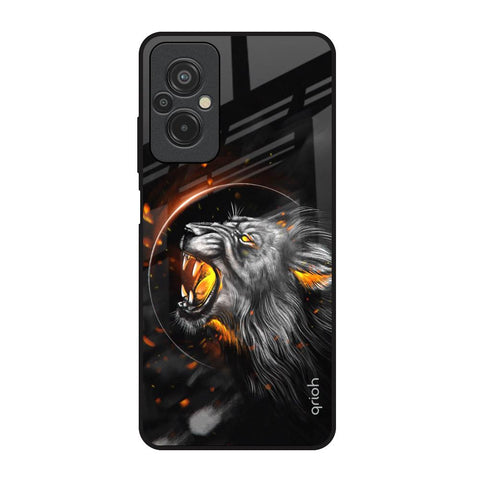 Aggressive Lion Glossy Case for Redmi 11 Prime