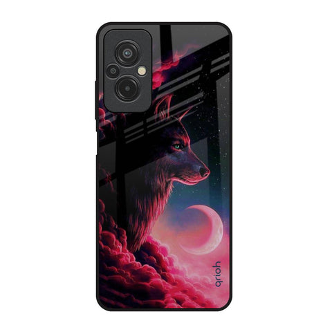 Moon Wolf Glossy Case for Redmi 11 Prime