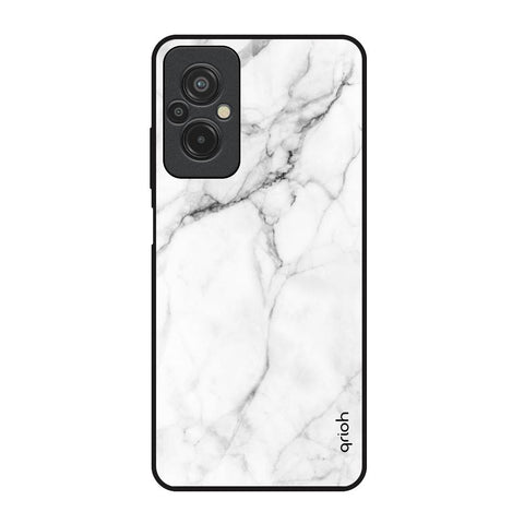 Modern White Marble Glossy Case for Redmi 11 Prime