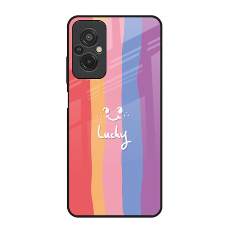 Lucky Abstract Glossy Case for Redmi 11 Prime