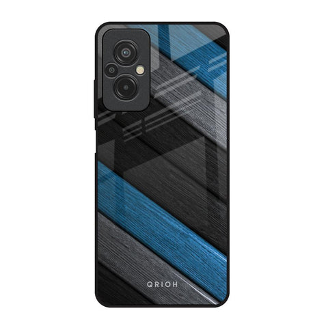 Multicolor Wooden Effect Glossy Case for Redmi 11 Prime