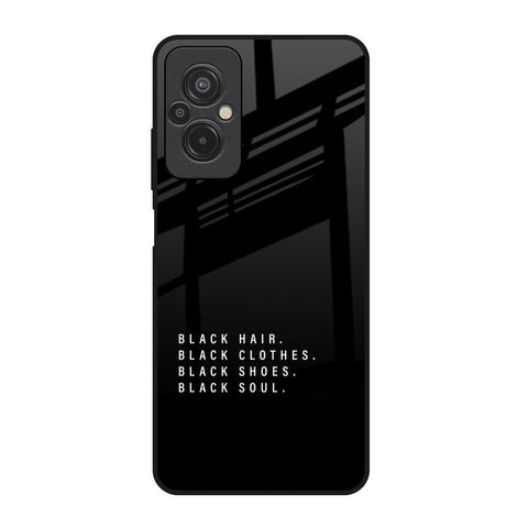 Black Soul Glossy Case for Redmi 11 Prime
