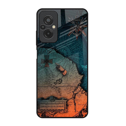 Geographical Map Glossy Case for Redmi 11 Prime