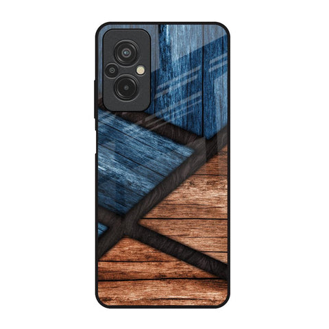 Wooden Tiles Glossy Case for Redmi 11 Prime