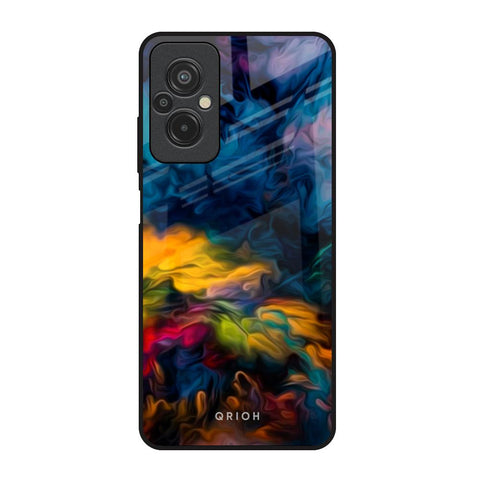Multicolor Oil Painting Glossy Case for Redmi 11 Prime