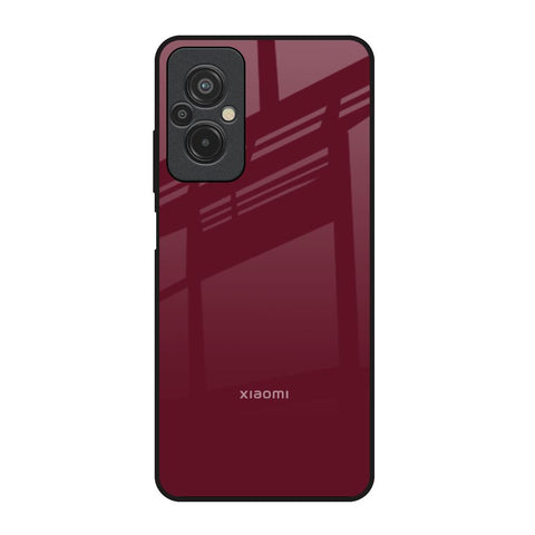 Classic Burgundy Glossy Case for Redmi 11 Prime