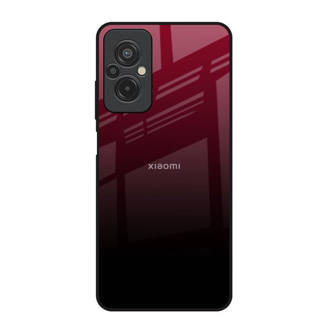 Wine Red Glossy Case For Redmi 11 Prime