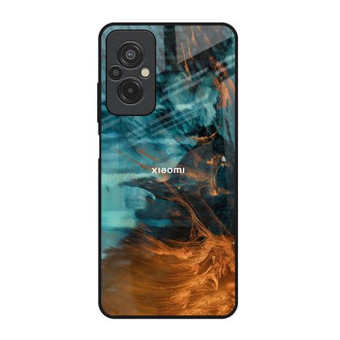 Golden Splash Glossy Case for Redmi 11 Prime