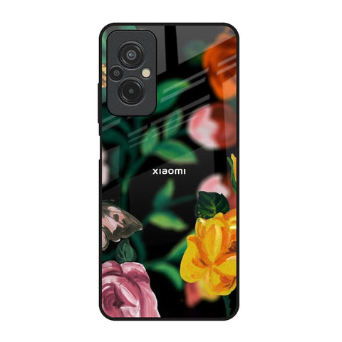 Flowers & Butterfly Glossy Case for Redmi 11 Prime