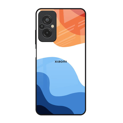 Wavy Color Pattern Glossy Case for Redmi 11 Prime